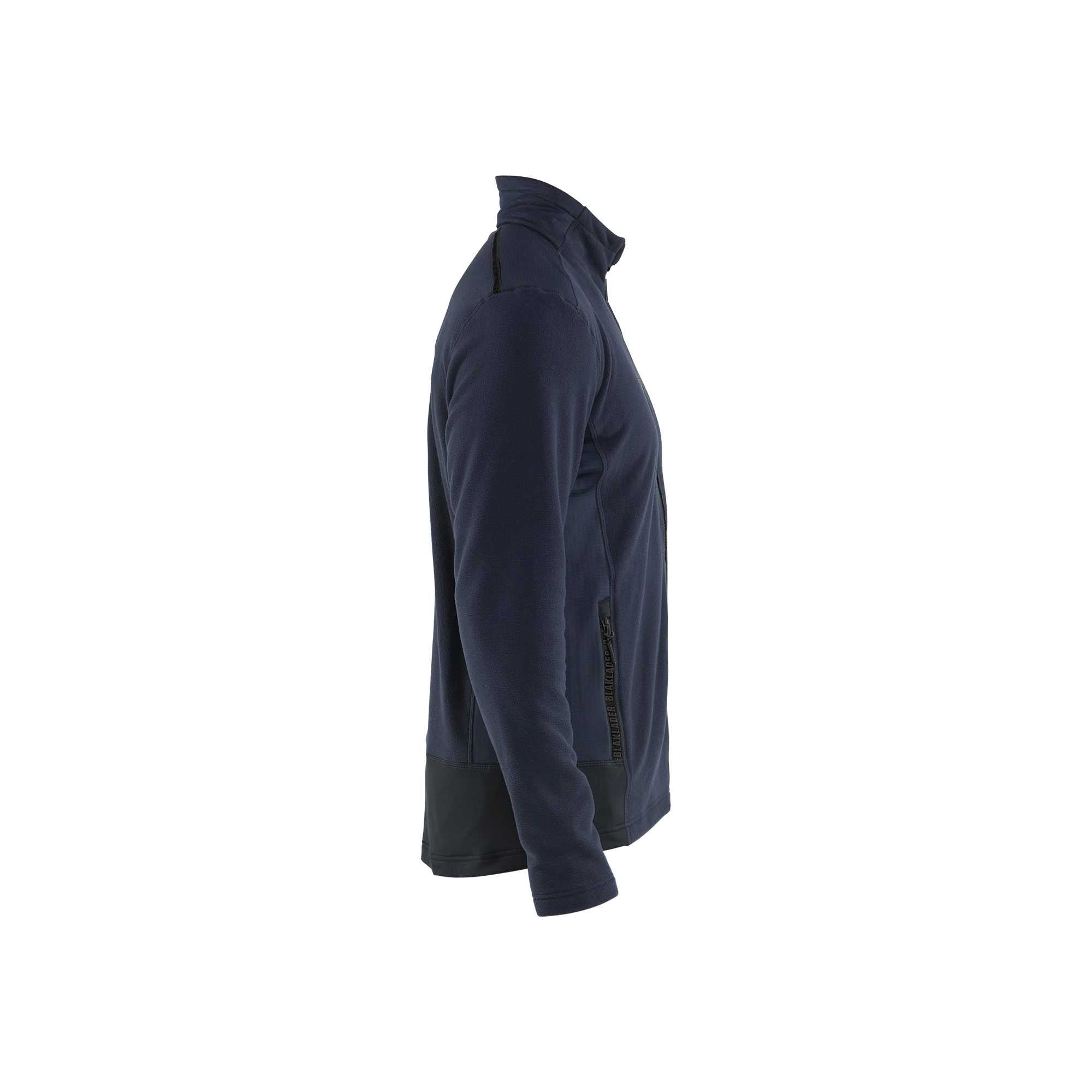 BLAKLADER 47651010 Microfleece Jacket Hi Vis Reflective Work Jacket MEN - Antipilling
